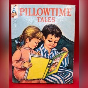 Pillowtime Tales Children’s Book 1956 Vintage Hardcover